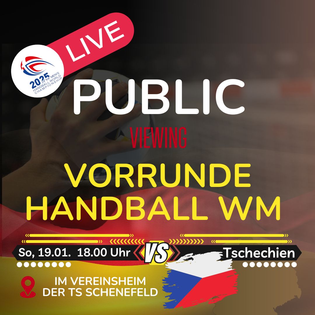 Public Viewing Handball WM Vorrunde