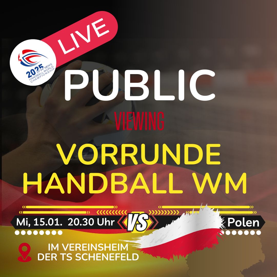 Public Viewing Handball WM Vorrunde